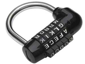candado de letras juego de escape